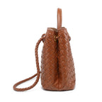 Womens' Woven bag Top Handle Bag crossbody bag - Polkadots & Moonbeams LALittle TrendyBBW40421RUSTWomens' Woven bag Top Handle Bag crossbody bag