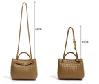 Womens' Woven bag Top Handle Bag crossbody bag - Polkadots & Moonbeams LALittle TrendyBBW40421RUSTWomens' Woven bag Top Handle Bag crossbody bag
