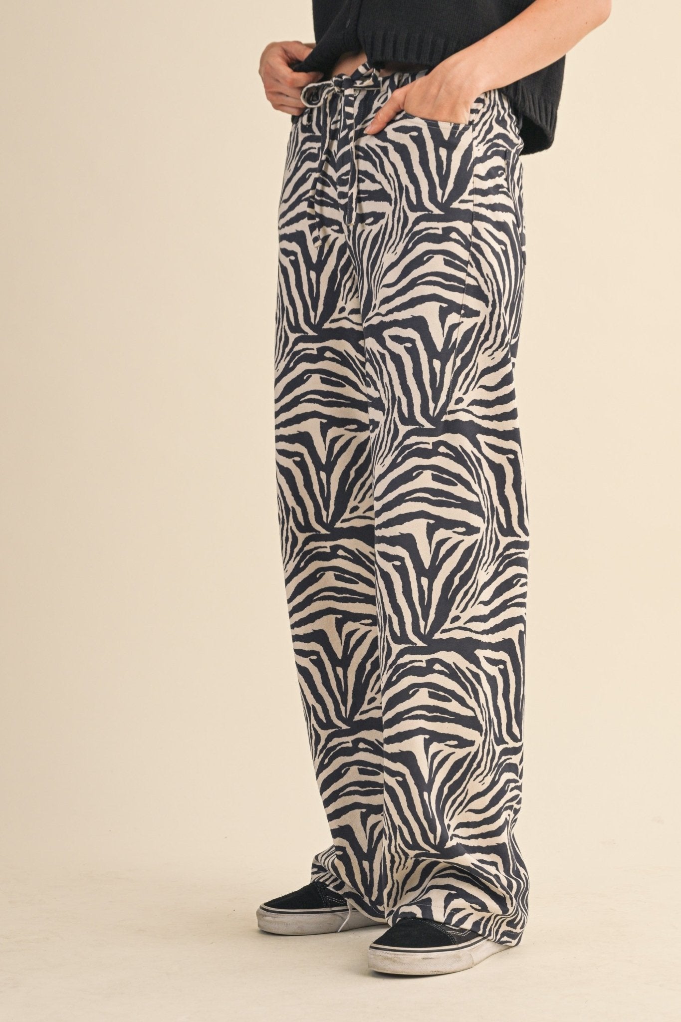 Zebra Faux Suede Pants - Polkadots & Moonbeams LAPolkadots & MoonbeamsSZebra Faux Suede Pants