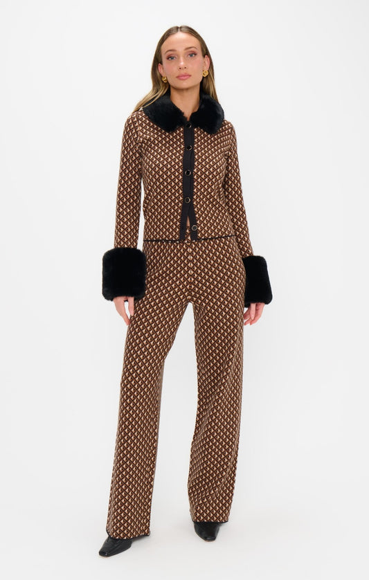 Zermatt Sweater Pants - Polkadots & Moonbeams LAShow Me Your MumuCarmel GeoXSZermatt Sweater Pants