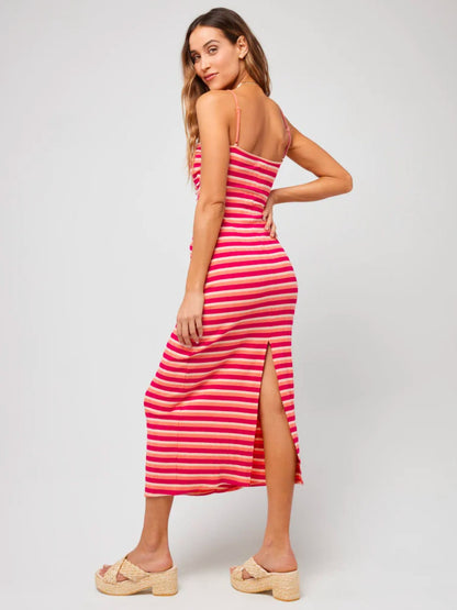 Ellery Stripe Midi Dress