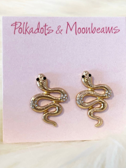 Snake Charmer Stud Earrings