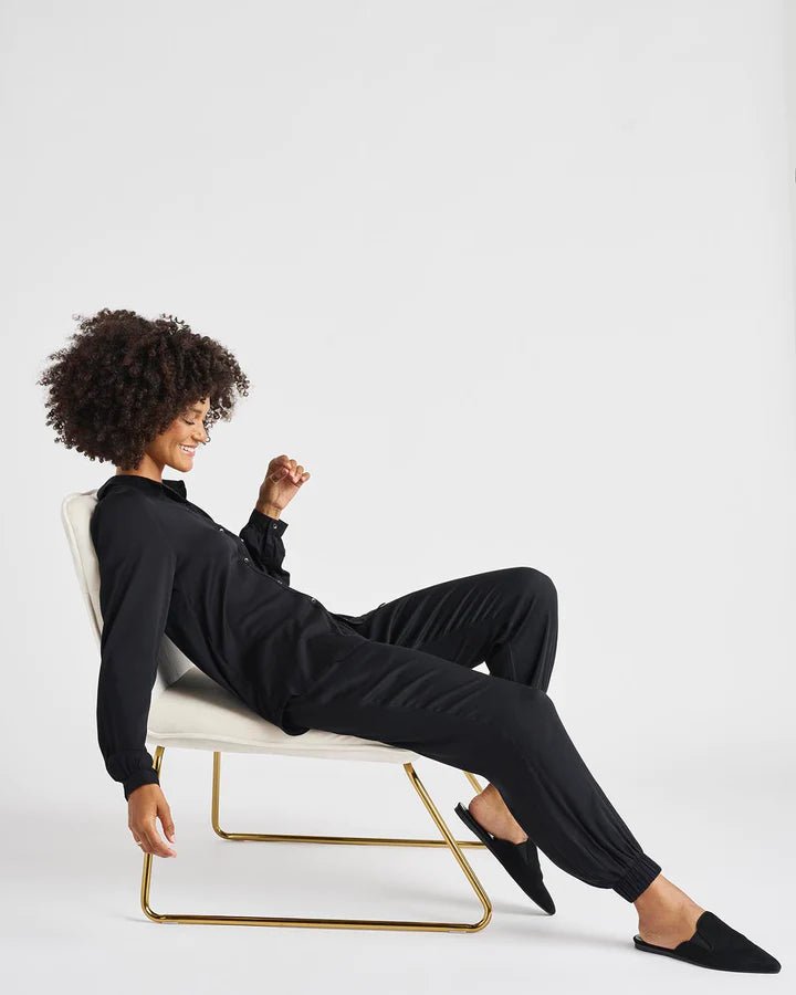 Chelsea Button Down Top - Polkadots & Moonbeams LASplendidBlackXSChelsea Button Down Top