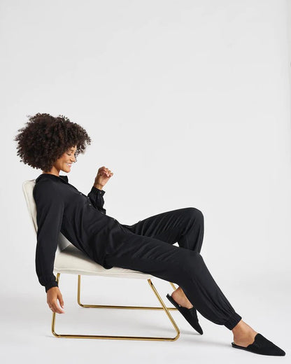 Chelsea Button Down Top - Polkadots & Moonbeams LASplendidBlackXSChelsea Button Down Top