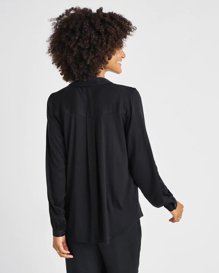 Chelsea Button Down Top - Polkadots & Moonbeams LASplendidBlackXSChelsea Button Down Top