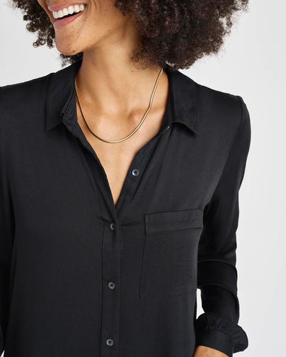 Chelsea Button Down Top - Polkadots & Moonbeams LASplendidBlackXSChelsea Button Down Top