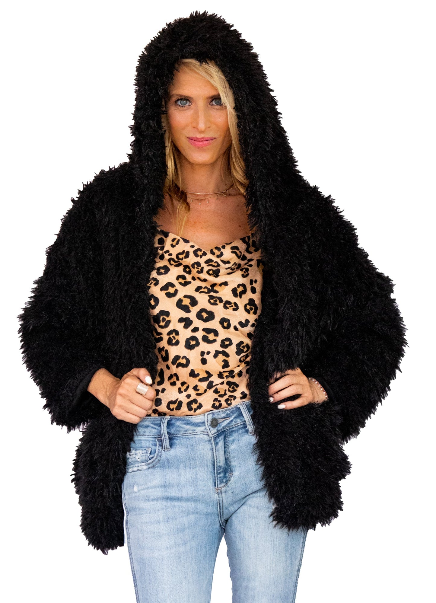 Faux Fur Jacket - From the brand Polkadots & MoonbeamsPolkadots & Moonbeams Faux Fur Jacket - Polkadots & Moonbeams LA