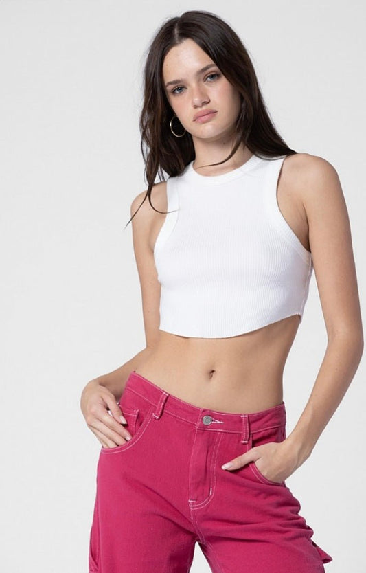 Festival Crop Top - Polkadots & Moonbeams LABeige BotanySWhiteFestival Crop Top