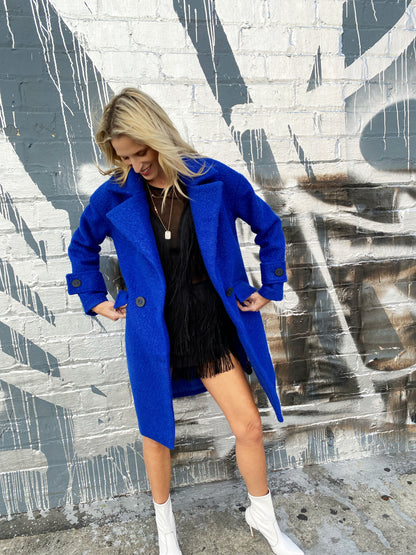 Daisy Boucle Double Breasted Coat