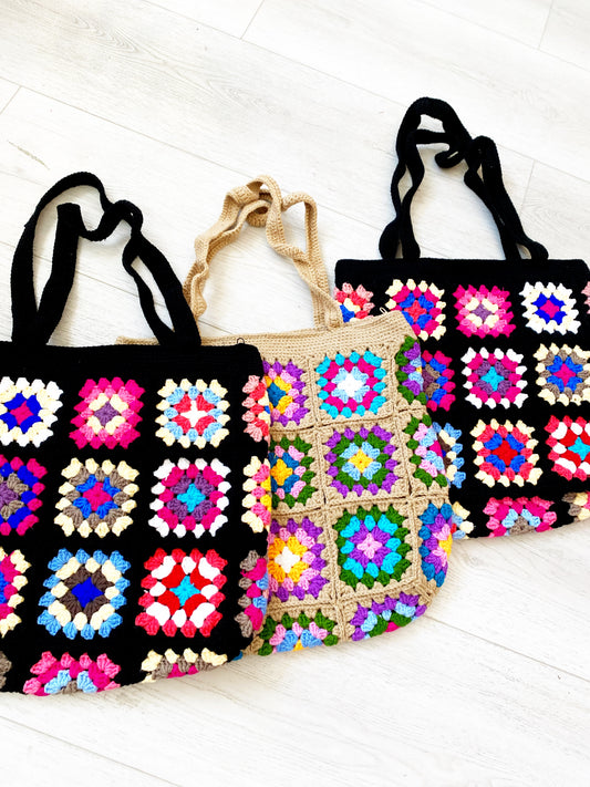 Crochet Zip Totes