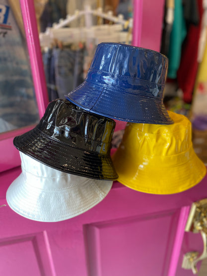 Patent Bucket Hats
