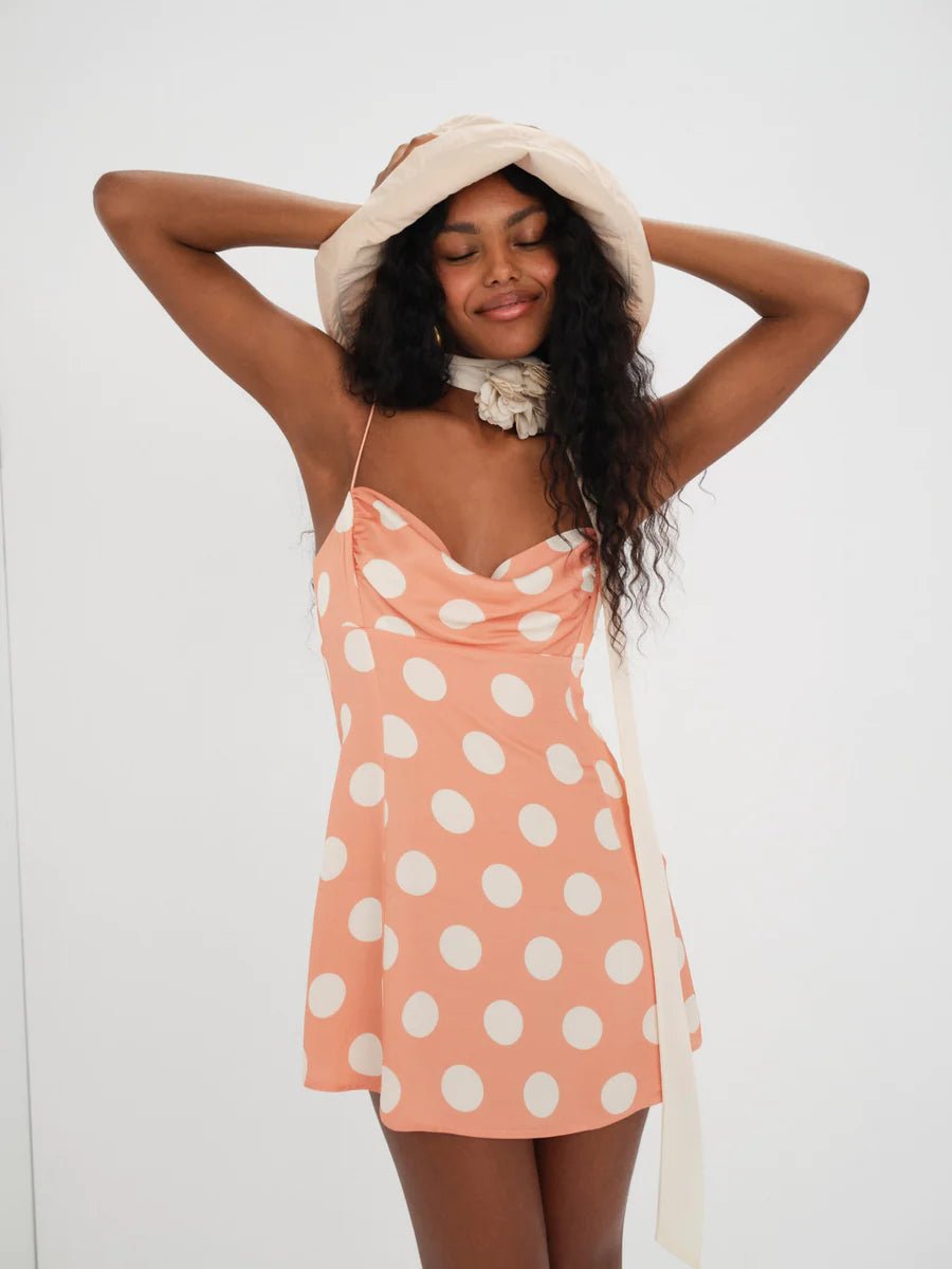 Mirabelle Mini Dress - Polkadots & Moonbeams LAPolkadots & MoonbeamsXSORANGEMirabelle Mini Dress