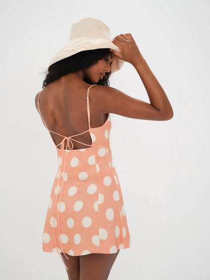 Mirabelle Mini Dress - Polkadots & Moonbeams LAPolkadots & MoonbeamsXSORANGEMirabelle Mini Dress