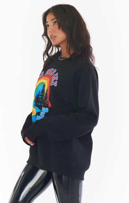 Ski the Sky Stanley Sweatshirt - Polkadots & Moonbeams LAShow Me Your MumuXSBLACKSki the Sky Stanley Sweatshirt