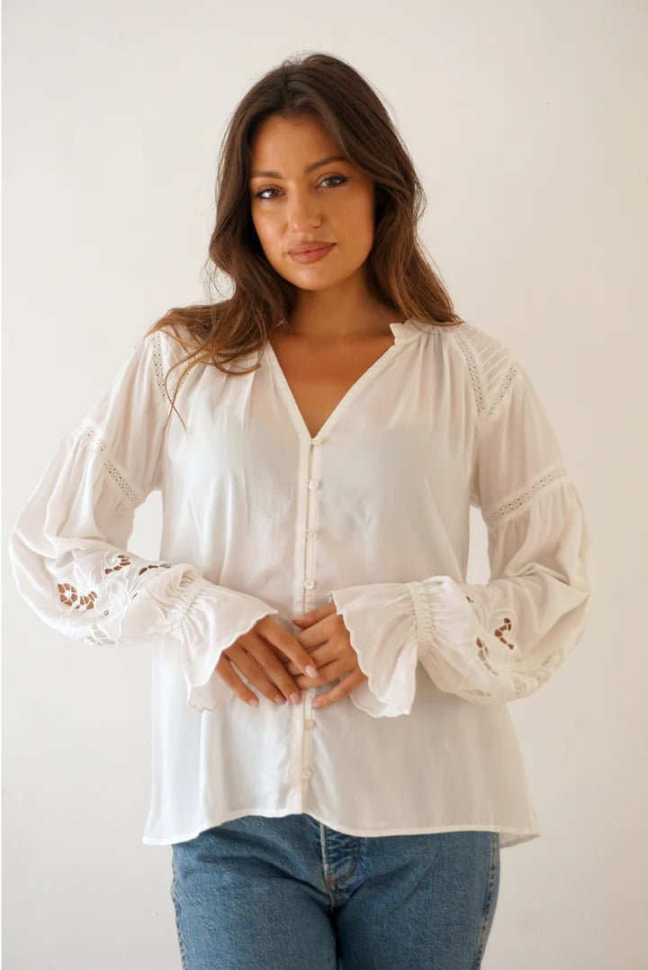 Stevie Blouse - Polkadots & Moonbeams LAPanerosXSBLACKStevie Blouse