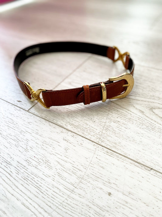 Vintage Leather Belt - Polkadots & Moonbeams LAVintageVintage Leather Belt