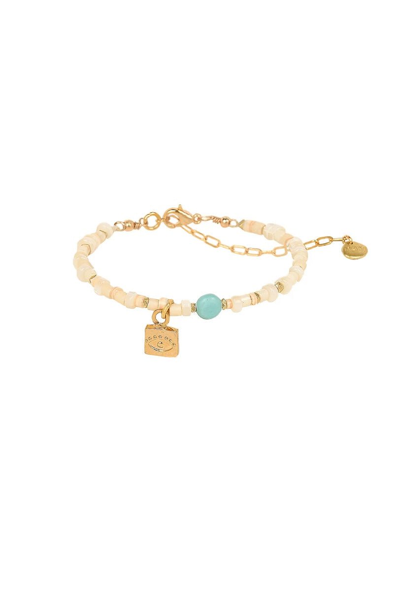 White Sight Bracelet - Polkadots & Moonbeams LAMishky JewelryWhite Sight Bracelet